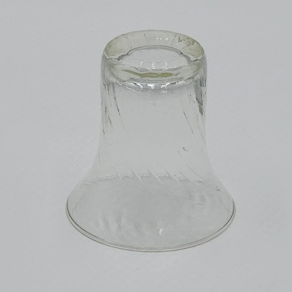 Unmarked clear glass